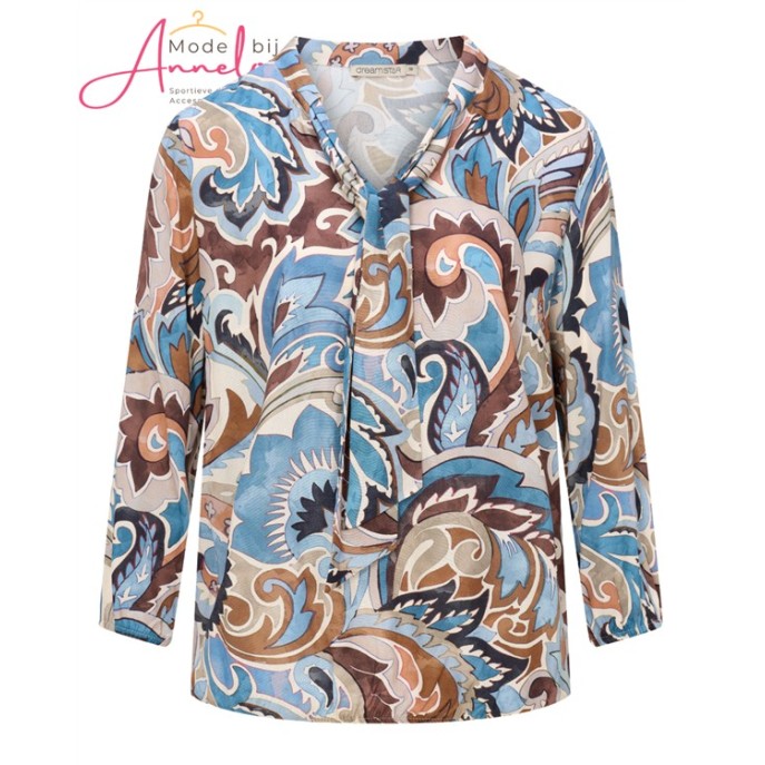 Dreamstar Blouse 117 Yura Ornament Indigo mix Dreamstar Blouse 117 Yura Ornament Indigo mix